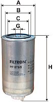 Топливный фильтр Filtron PP879/5 - 