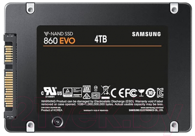 Изображение товара SSD диск Samsung 860 Evo 4TB (MZ-76E4T0BW)