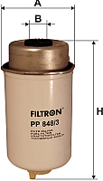 Топливный фильтр Filtron PP848/3 - 
