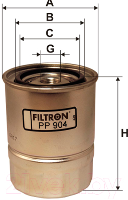 Топливный фильтр Filtron PP904
