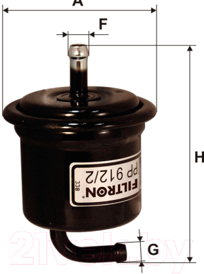 

Топливный фильтр Filtron, PP912/2