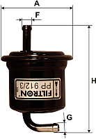 

Топливный фильтр, PP912/3