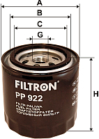 Топливный фильтр Filtron PP922 - 