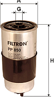 Топливный фильтр Filtron PP850 - 