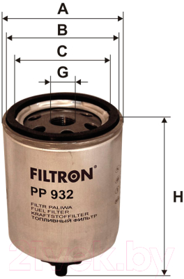 Топливный фильтр Filtron PP932