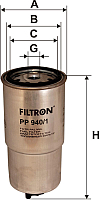 Топливный фильтр Filtron PP940/1 - 