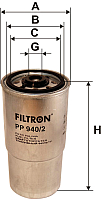 Топливный фильтр Filtron PP940/2 - 