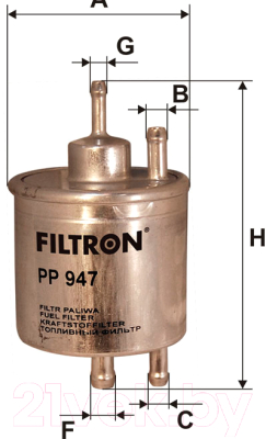 

Топливный фильтр Filtron, PP947