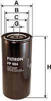 Топливный фильтр Filtron PP964 - 