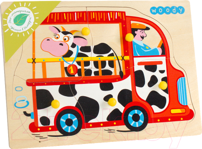 

Развивающая игрушка Woody, Рамка-вкладыш Фермер / 02116