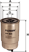 Топливный фильтр Filtron PP968 - 