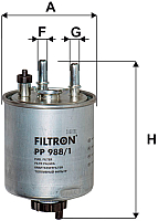 Топливный фильтр Filtron PP988/1 - 