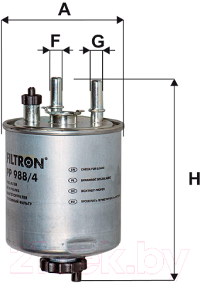 Топливный фильтр Filtron PP988/4