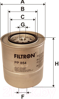 

Топливный фильтр Filtron, PP854