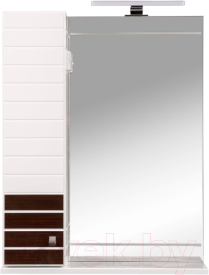 Шкаф с зеркалом для ванной Аква Родос Империал 65 / АР0002069 (с подсветкой Omega)