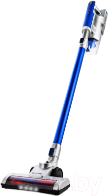 Вертикальный пылесос Kitfort KT-536-3 (серебристый/синий)