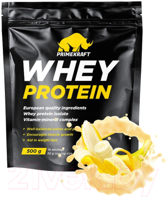 Протеин Prime Kraft Whey Банановый йогурт (500г)