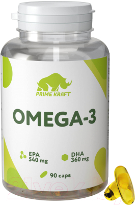 Жирные кислоты Prime Kraft Omega-3 (90 капсул)