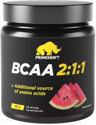 Аминокислоты BCAA Prime Kraft 2:1:1 (150г, арбуз)