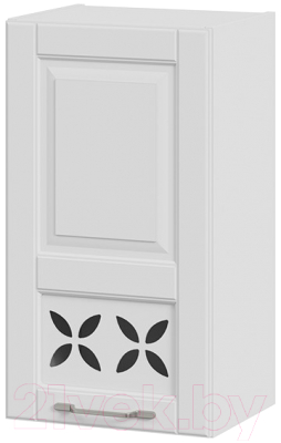 Шкаф навесной для кухни ТриЯ Скай В_72-40_1ДРД(L) (белоснежный софт)