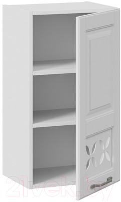 Шкаф навесной для кухни ТриЯ Скай В_72-40_1ДРД(R) (белоснежный софт)