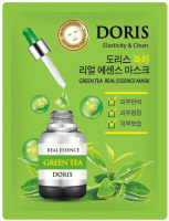 

Маска для лица тканевая Jigott, Doris Green Tea Real Essence