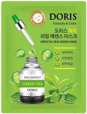 

Маска для лица тканевая Jigott, Doris Green Tea Real Essence