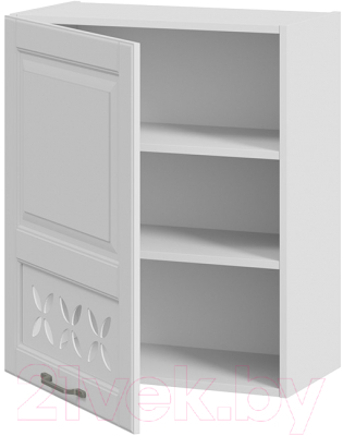 Шкаф навесной для кухни ТриЯ Скай В_72-60_1ДРД(L) (белоснежный софт)