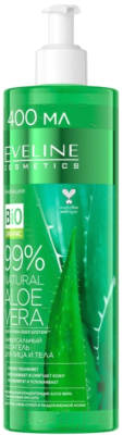 Гель для тела Eveline Cosmetics 99% Natural Универсальный Алоэ 3в1 (400мл)