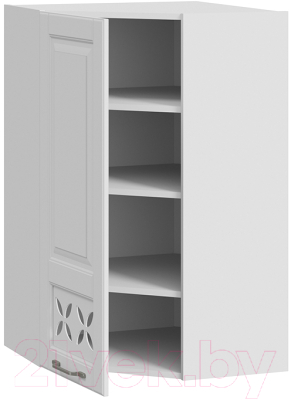 Шкаф навесной для кухни ТриЯ Скай угловой ВУ45_96-(40) _1ДРД(L) (белоснежный софт)