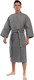 Халат Lilia Мужской вафельный 21С-018В (р-р 52-54/182, серый) - 