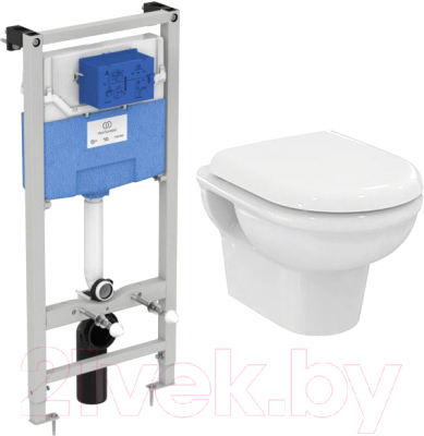 

Унитаз подвесной с инсталляцией Ideal Standard, Exacto X042601