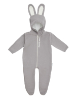 Комбинезон для малышей Amarobaby Pure Love Forest / AB-OD21-PLFO302/11-62 (серый, р. 62) - 