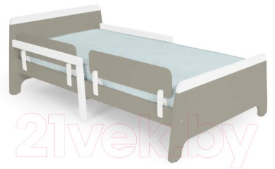 Односпальная кровать детская Nuovita Stanzione Nave lungo (муссон/белый)