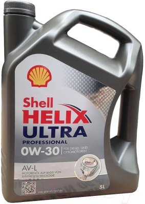 Моторное масло Shell Helix Ultra Professional AV-L 0W30 (5л)