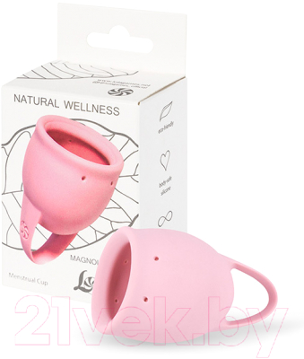Менструальная чаша Lola Games Magnolia / 4000-14lola (20мл, розовый )