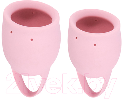 Набор менструальных чаш Lola Games Magnolia / 4000-05lola (розовый)