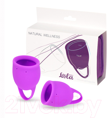 Набор менструальных чаш Lola Games Tulip / 4000-02lola (лиловый)