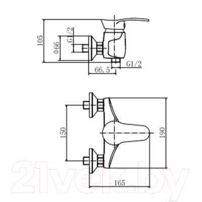 Изображение товара Смеситель Fashun A2001