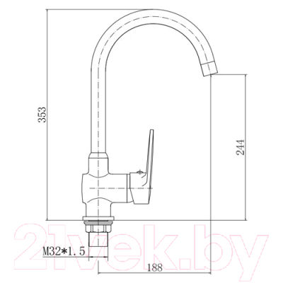Изображение товара Смеситель Fashun A4068