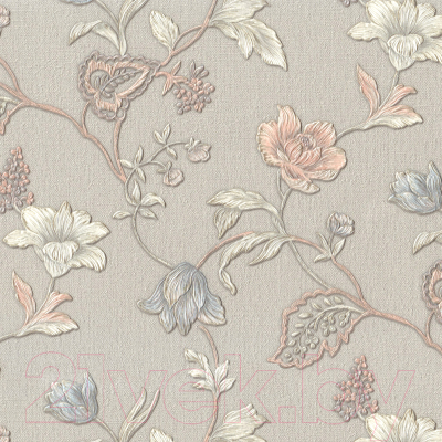 

Виниловые обои Euro Decor, Серый, Saint-Tropez Цветы 7080-110