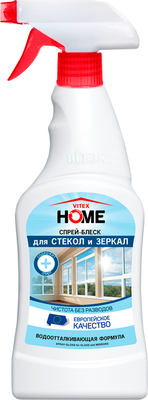 Средство для мытья стекол Витэкс Home Спрей-Блеск для стекол и зеркал (500мл) - 