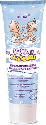 

Крем под подгузник, Беби аптека Мама и малыш с ромашкой и календулой