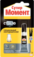 

Клей Момент, Супер секундный Стекло