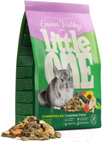 Корм для грызунов Mealberry Little One для шиншилл Зеленая долина (750г) — фото 2