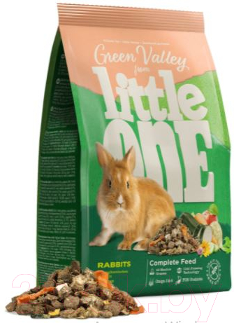 Корм для грызунов Mealberry Little One Зеленая долина для кроликов (750г) — фото 2