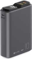 Портативное зарядное устройство Olmio QS-10 QuickCharge 10000mAh 22.5W (темно-серый) - 