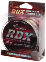 Леска монофильная Allvega RDX Universal 0.14мм 100м / RDX10014 - 