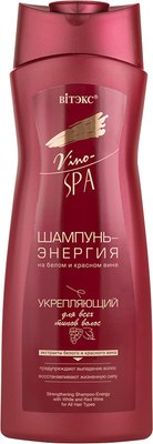 

Шампунь для волос, Vino-Spa на белом и красном вине Укрепл д/всех типов волос