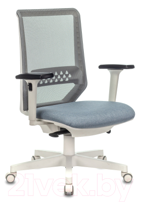 Кресло офисное Бюрократ Expert (серый/сиденье голубой 38-405)